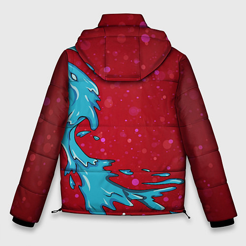 Мужская зимняя куртка CS GO Water Elemental / 3D-Черный – фото 2