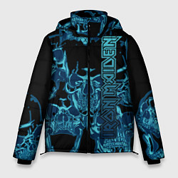 Куртка зимняя мужская Iron Maiden, цвет: 3D-черный