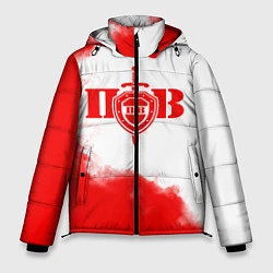 Куртка зимняя мужская Пограничные Войска, цвет: 3D-красный