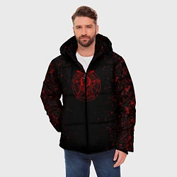 Куртка зимняя мужская Стальной алхимик, цвет: 3D-черный — фото 2