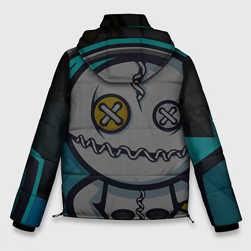 Мужская зимняя куртка Форма Voodoo Gamer / 3D-Черный – фото 2
