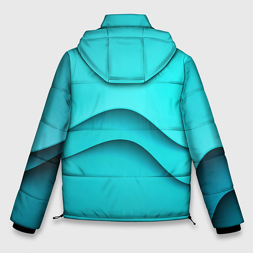 Мужская зимняя куртка Волна / 3D-Черный – фото 2