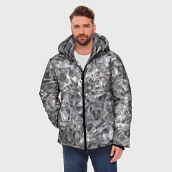 Куртка зимняя мужская Лед, цвет: 3D-черный — фото 2