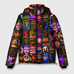 Куртка зимняя мужская Five Nights At Freddy's, цвет: 3D-черный