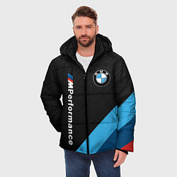 Куртка зимняя мужская BMW M PERFORMANCE, цвет: 3D-черный — фото 2