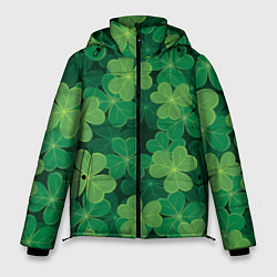 Куртка зимняя мужская Ирландский клевер, цвет: 3D-черный