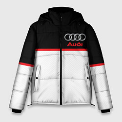 Куртка зимняя мужская AUDI SPORT, цвет: 3D-черный