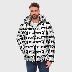 Куртка зимняя мужская PLAYBOY, цвет: 3D-черный — фото 2