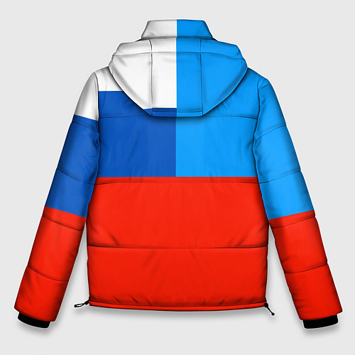 Мужская зимняя куртка Флаг МЧС России / 3D-Черный – фото 2
