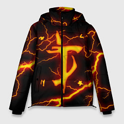 Куртка зимняя мужская DOOM ETERNAL, цвет: 3D-черный