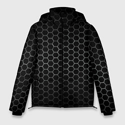 Куртка зимняя мужская СЕРЫЕ СОТЫ, цвет: 3D-черный