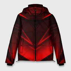 Куртка зимняя мужская GEOMETRY STRIPES, цвет: 3D-черный