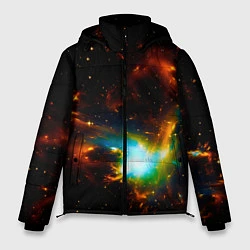 Куртка зимняя мужская Галактика, цвет: 3D-черный