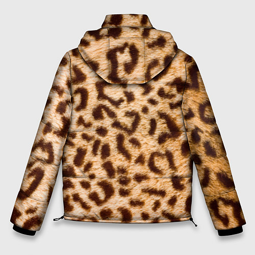 Мужская зимняя куртка Леопард / 3D-Черный – фото 2