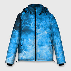 Куртка зимняя мужская ОГОНЬ BLUE, цвет: 3D-черный