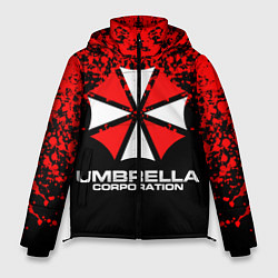 Куртка зимняя мужская Umbrella Corporation, цвет: 3D-красный