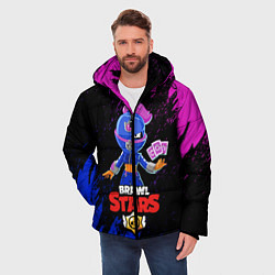 Куртка зимняя мужская BRAWL STARS TARA, цвет: 3D-черный — фото 2