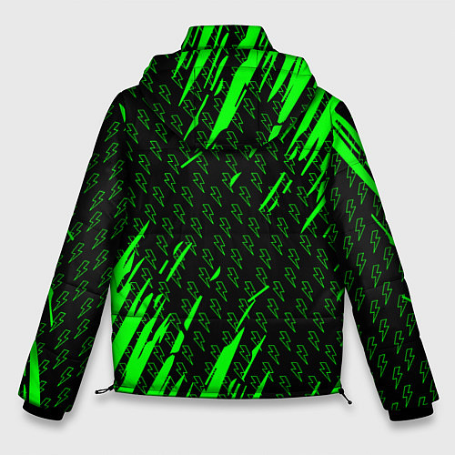 Мужская зимняя куртка Brawl stars virus 8-bit / 3D-Черный – фото 2