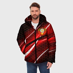 Куртка зимняя мужская СССР, цвет: 3D-красный — фото 2