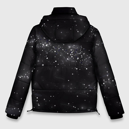 Мужская зимняя куртка Галактика / 3D-Черный – фото 2
