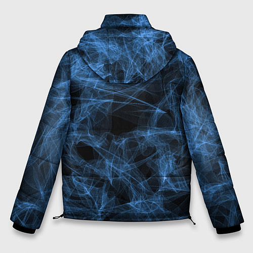 Мужская зимняя куртка Синий дым / 3D-Черный – фото 2