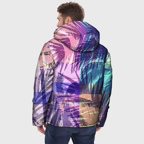 Мужская зимняя куртка Тропики / 3D-Светло-серый – фото 4