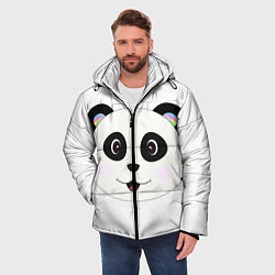 Куртка зимняя мужская Panda, цвет: 3D-черный — фото 2