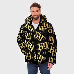 Куртка зимняя мужская 6ix9ine Gold, цвет: 3D-черный — фото 2