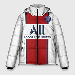 Куртка зимняя мужская PSG away 20-21, цвет: 3D-светло-серый