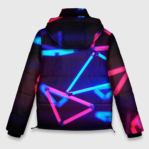 Мужская зимняя куртка ABSTRACTION NEON / 3D-Черный – фото 2