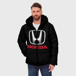 Куртка зимняя мужская HONDA, цвет: 3D-красный — фото 2