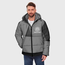 Куртка зимняя мужская VOLKSWAGEN, цвет: 3D-светло-серый — фото 2