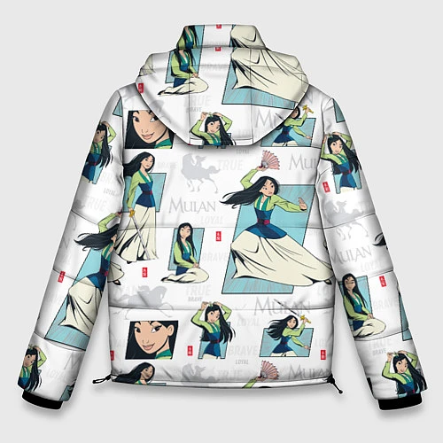 Мужская зимняя куртка Mulan Pattern / 3D-Черный – фото 2