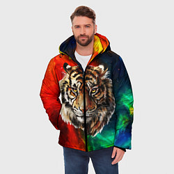 Куртка зимняя мужская Cosmo Tiger, цвет: 3D-черный — фото 2