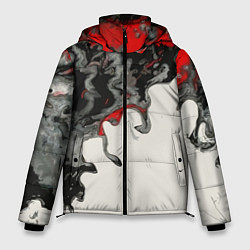 Куртка зимняя мужская Abstraction, цвет: 3D-черный