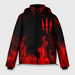 Куртка зимняя мужская ВЕДЬМАК 3 ГЕРАЛЬТ КОГОТЬ, цвет: 3D-черный