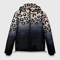 Куртка зимняя мужская Животный принт, цвет: 3D-черный
