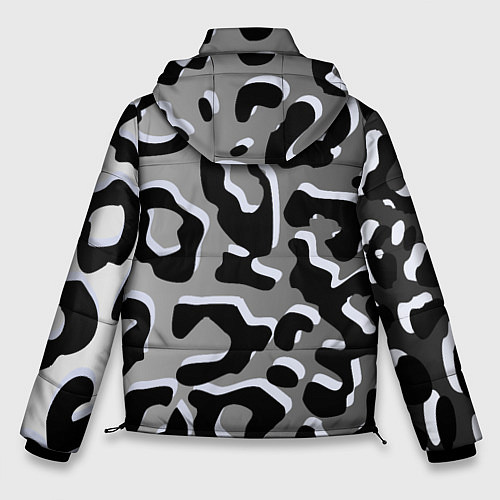 Мужская зимняя куртка Print / 3D-Черный – фото 2
