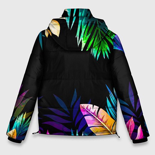 Мужская зимняя куртка Тропическая Ночь / 3D-Черный – фото 2