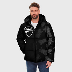 Куртка зимняя мужская DUCATI 1, цвет: 3D-черный — фото 2