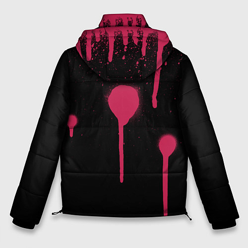 Мужская зимняя куртка Вандалы арт / 3D-Черный – фото 2