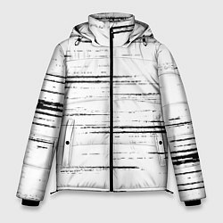 Куртка зимняя мужская РЕЗКИЕ ШТРИХИ, цвет: 3D-черный