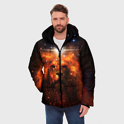 Куртка зимняя мужская ЛЕВ, цвет: 3D-черный — фото 2