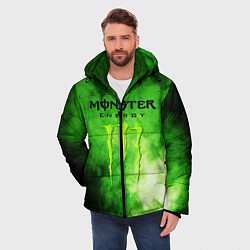 Куртка зимняя мужская MONSTER ENERGY, цвет: 3D-черный — фото 2