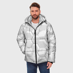 Куртка зимняя мужская 3D WHITE, цвет: 3D-черный — фото 2