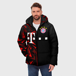 Куртка зимняя мужская FC Bayern Munchen Форма, цвет: 3D-красный — фото 2