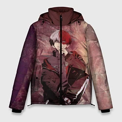 Куртка зимняя мужская Шото Тодороки, цвет: 3D-черный