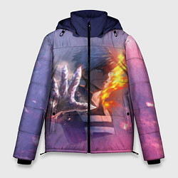 Куртка зимняя мужская Шото Тодороки, цвет: 3D-светло-серый