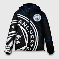 Куртка зимняя мужская Manchester City, цвет: 3D-черный