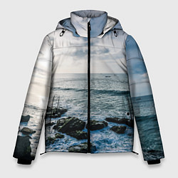 Куртка зимняя мужская Море, цвет: 3D-черный